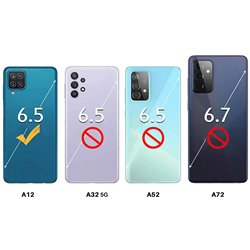 Samsung Galaxy A12 / A12 5G - Card Case Protection Transparent