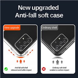 Samsung Galaxy A32/A32 5G - Card Case Protection Transparent