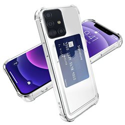 Samsung Galaxy A51 - Card Case Protection Transparent