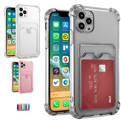 iPhone 14 Pro Max - Card Case Protection Transparent