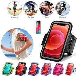 iPhone 14 Pro - PU Leather Sport Arm Band Case