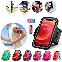 iPhone 14 - PU Leather Sport Arm Band Case