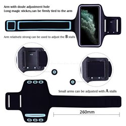 iPhone 14 Pro - PU Leather Sport Arm Band Case
