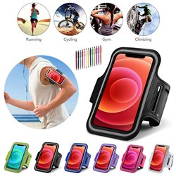 iPhone 14 Pro Max - PU Leather Sport Arm Band Case