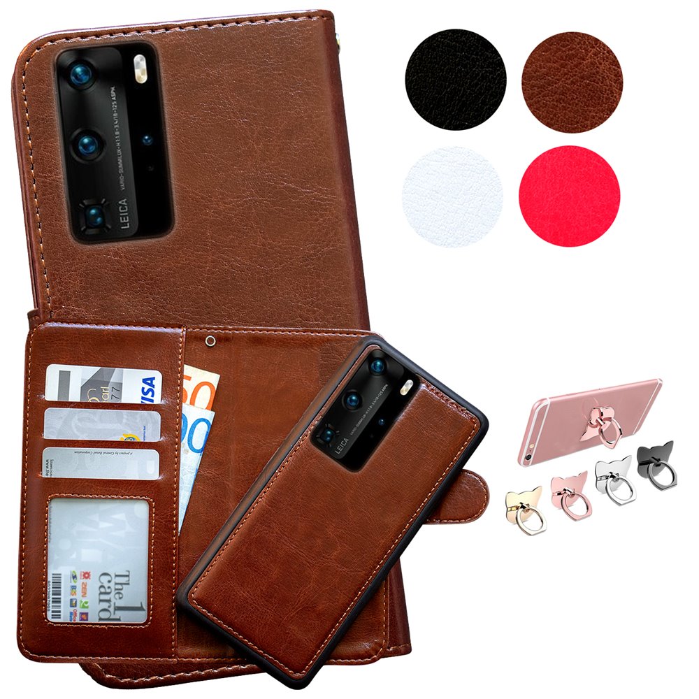 Huawei P40 Pro - PU Leather Wallet Case