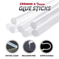 12x Hot Melt Glue Sticks - 100x7mm Adhesive for Glue Gun - Ultra-Strong