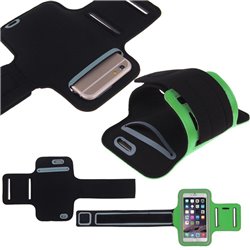 iPhone 15 Plus - PU Leather Sport Arm Band Case