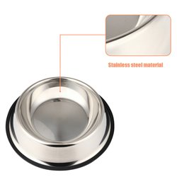 Easy-Clean Stainless Steel Pet Bowl - Durable Non-Slip Design