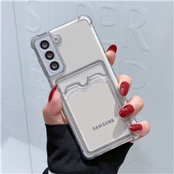 Samsung Galaxy S21 5G - Card Case Protection Transparent