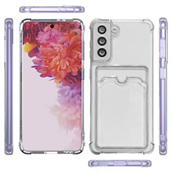 Samsung Galaxy S21 5G - Card Case Protection Transparent