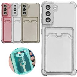 Samsung Galaxy S21 - Card Case Protection Transparent