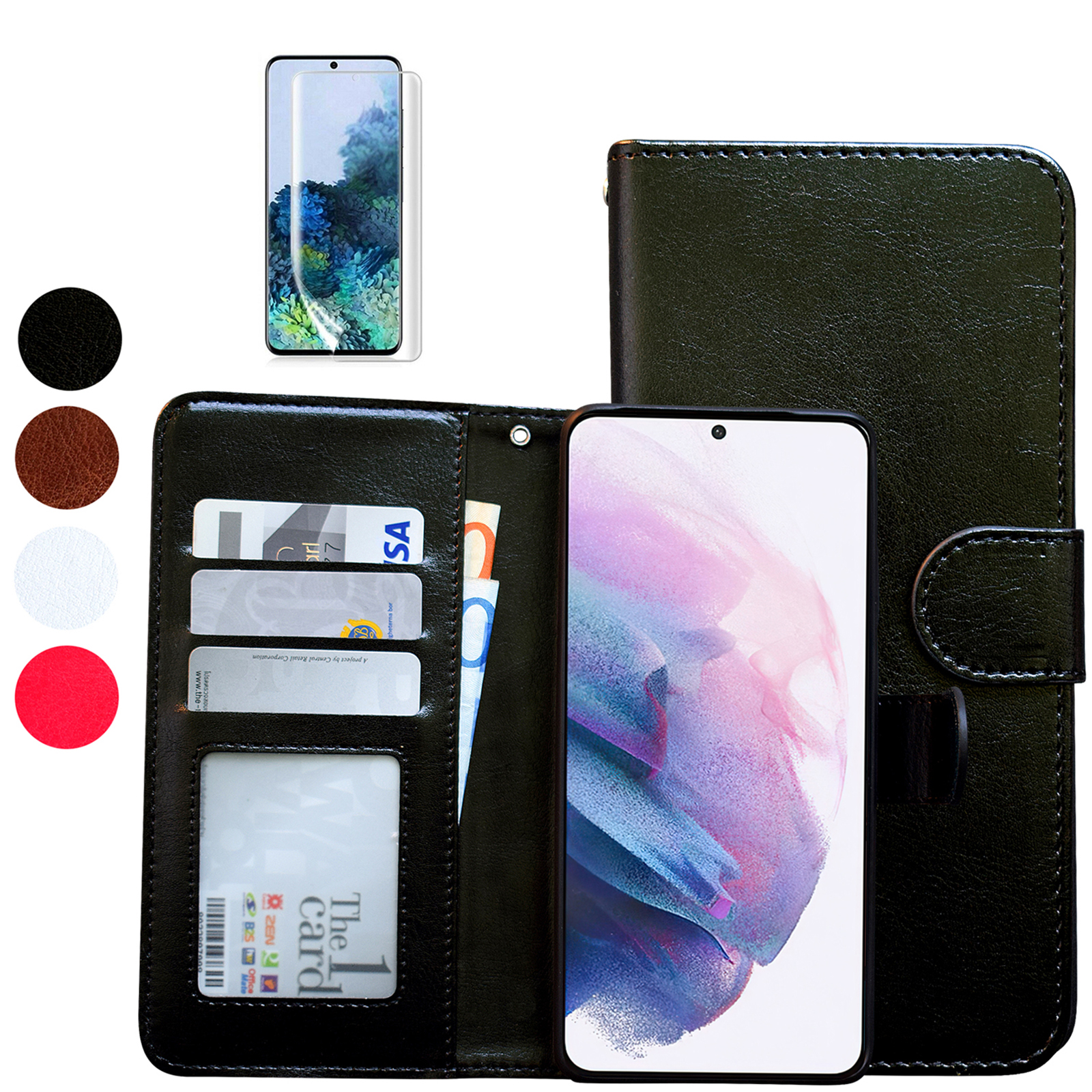 Samsung Galaxy S24 - PU Leather Wallet Case