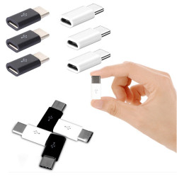 Micro USB 2.0 to USB Type-C 3.1 Adapter Fast Charger
