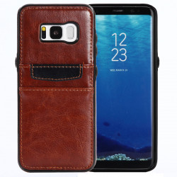 Samsung Galaxy S8 - Smidigt Plånboksskal / Fodral i läder