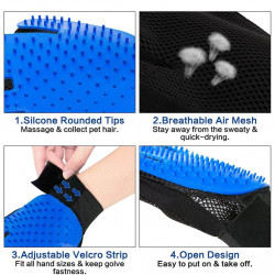 Pet Dog Cat Grooming Cleaning Magic Glove Hair Dirt Remover