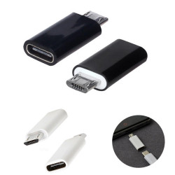 3x Micro USB to C USB - Adapter Fast Charger
