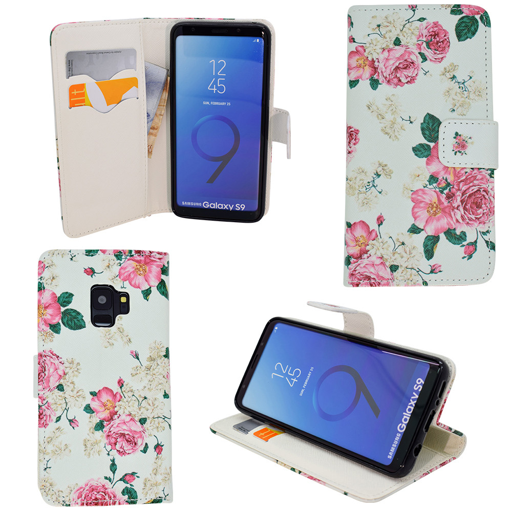 Samsung Galaxy S9 - Plånboksfodral - "Rosor"
