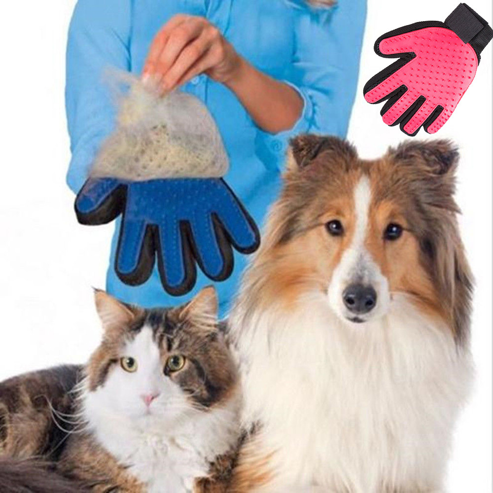 Pet Dog Cat Grooming Cleaning Magic Glove Hair Dirt Remover