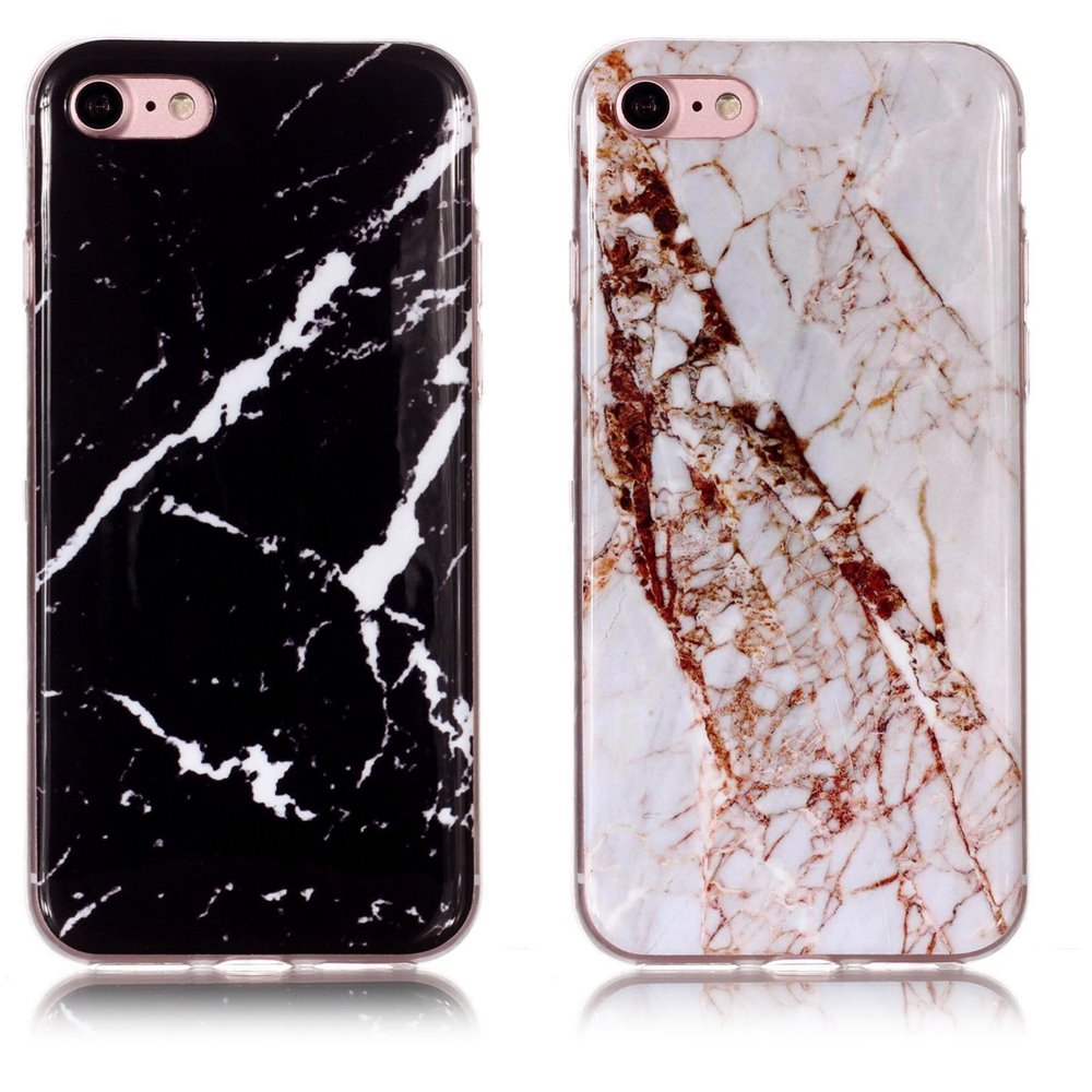 iPhone 5/5s/SE - Case Protection Marble + Screen Protection