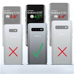 Samsung Galaxy S10 - Mirror Case Protection + Touch