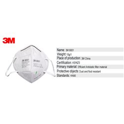 N90 3M 9001V Particulate Respirator Adult  Protective Face Mask