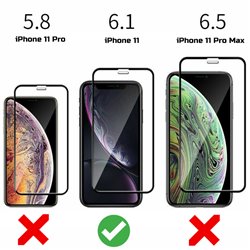 iPhone 11 - Tempered Glass Screen Protector Protection