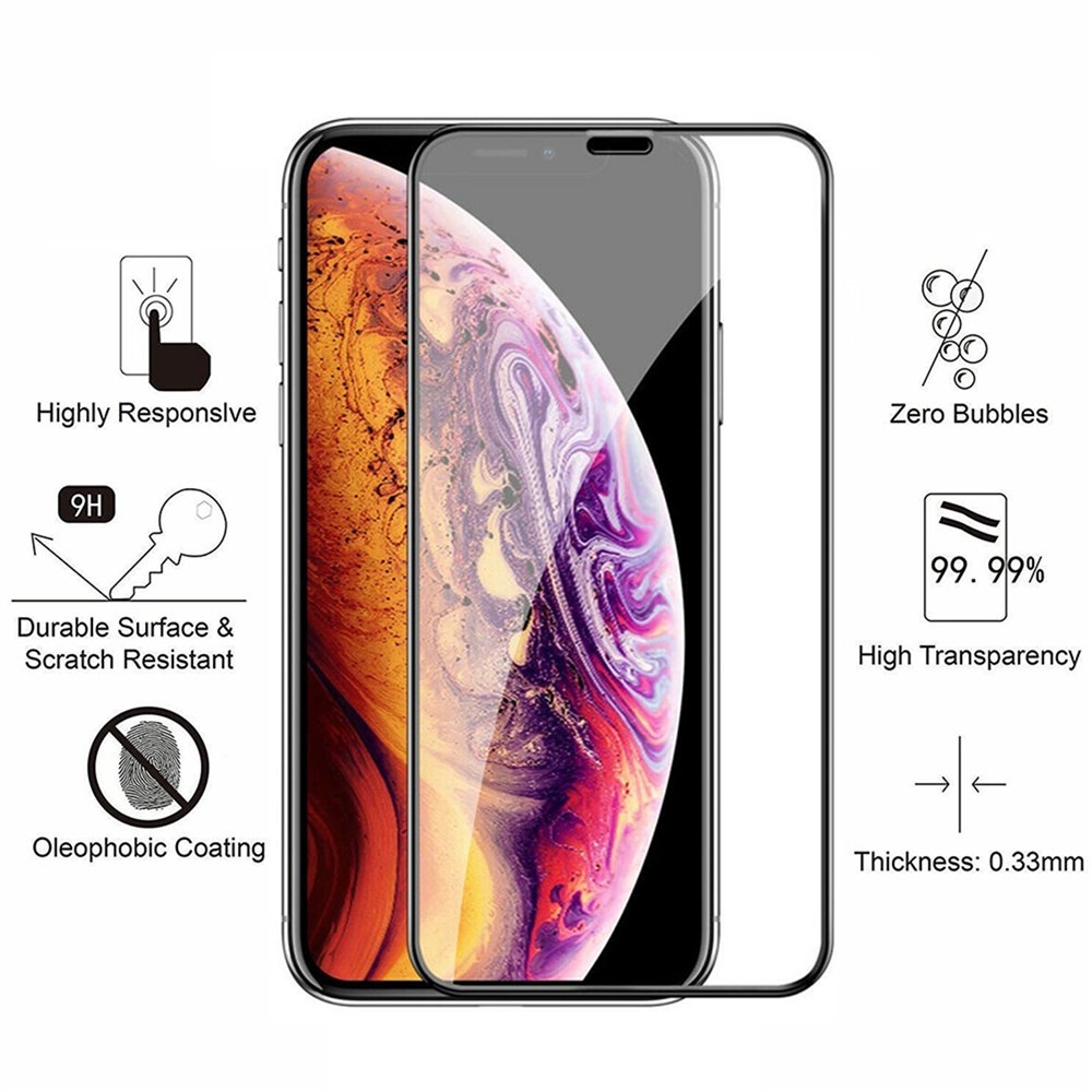 iPhone X/Xs - Tempered Glass Screen Protector Protection