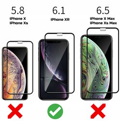 iPhone XR - Tempered Glass Screen Protector Protection