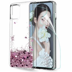 Samsung Galaxy S20 - Flytande Glitter 3D Bling Skal Case