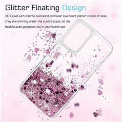 Samsung Galaxy S20 - Moving Glitter 3D Bling Phone Case