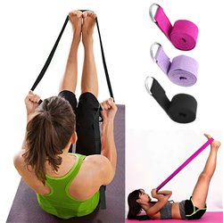 Adjustable Belt Yoga Strap Figure Waist Leg Fitness Gym Sports Exercise
