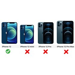 iPhone 12 - Integritet Härdat Glas Skärmskydd