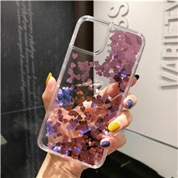 iPhone 12 Pro - Flytande Glitter 3D Bling Skal Case