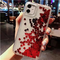iPhone 12 - Moving Glitter 3D Bling Phone Case