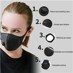3-Pack Washable & Reusable Protective Face Mask