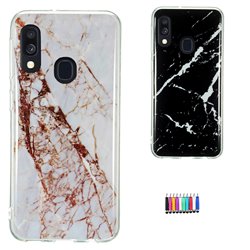Samsung Galaxy A40 - Case Protection Marble + Touch