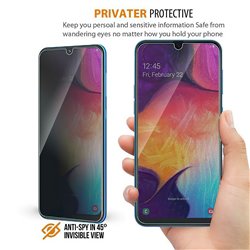 Samsung Galaxy A20e - Privacy Tempered Glass Screen Protector Protection