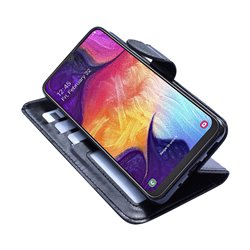 Samsung Galaxy A50 - Läderfodral / Skydd