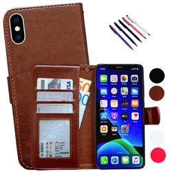 iPhone Xs Max - Leather Case / Wallet