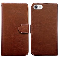 iPhone 7/8 - Leather Case/Wallet + Touchpen