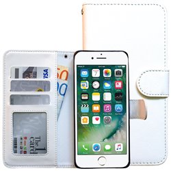 iPhone 7/8/SE (2020) - Leather Case/Wallet + Touchpen