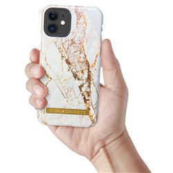 iPhone 11 - Case Protection Flowers / Marble