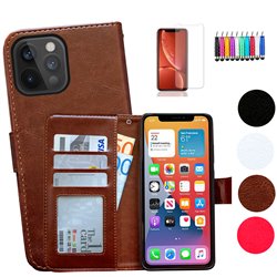 iPhone 12 Pro Max - PU Leather Wallet Case