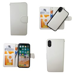 iPhone X/Xs - Plånboksfodral / Magnet Skal + Skärmskydd