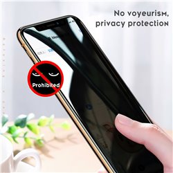 iPhone Xs Max - Privacy Tempered Glass Screen Protector Protection