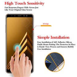 Samsung Galaxy A8 2018 - Härdat Glas Skärmskydd