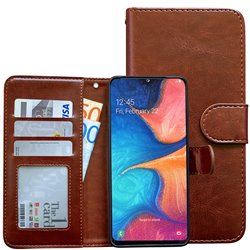 Samsung Galaxy A20e - PU Leather Wallet Case
