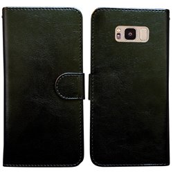 Samsung Galaxy S8 - Leather Case/Wallet + Touch Pen