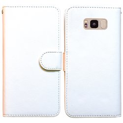 Samsung Galaxy S8 Plus - Leather Case/Wallet + Protection