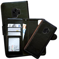 Samsung Galaxy S9 - PU Leather Wallet Case + Ring